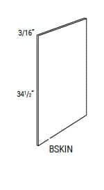 Dover - Cabinet End Skin