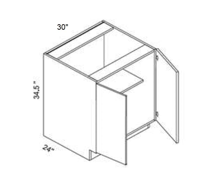 Trends - Base Full Height with Butt Doors