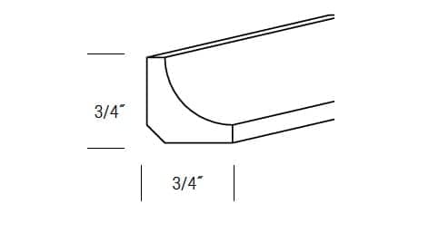 MX Shaker - Inside Corner Molding