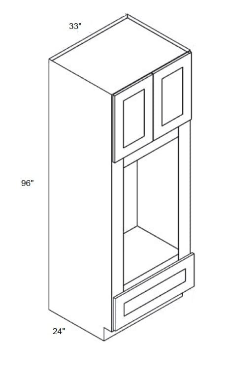MX Shaker - Tall Oven W/ Butt Doors & 1 Drawer