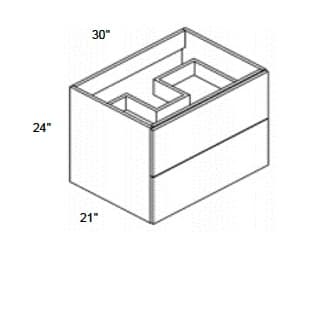 Trends - Hanging Vanity Sink Base with 2 Drawers