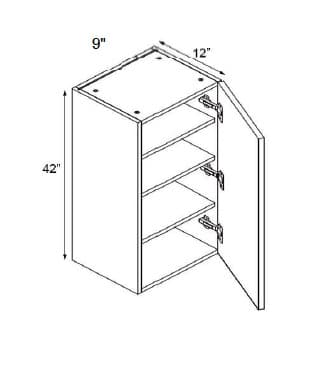 Alvic - Wall Single Door 42" Tall