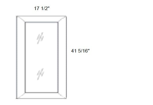 MX Shaker - No Mullion Style Clear Glass Single Door