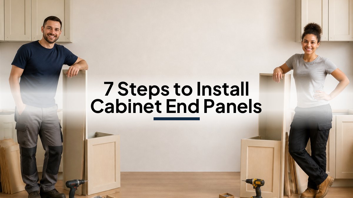 7 Steps to Install Cabinet End Panels