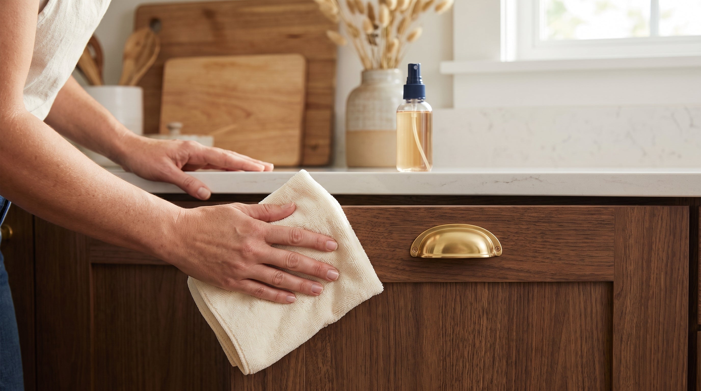 How to Clean Wood Kitchen Cabinets the Right Way