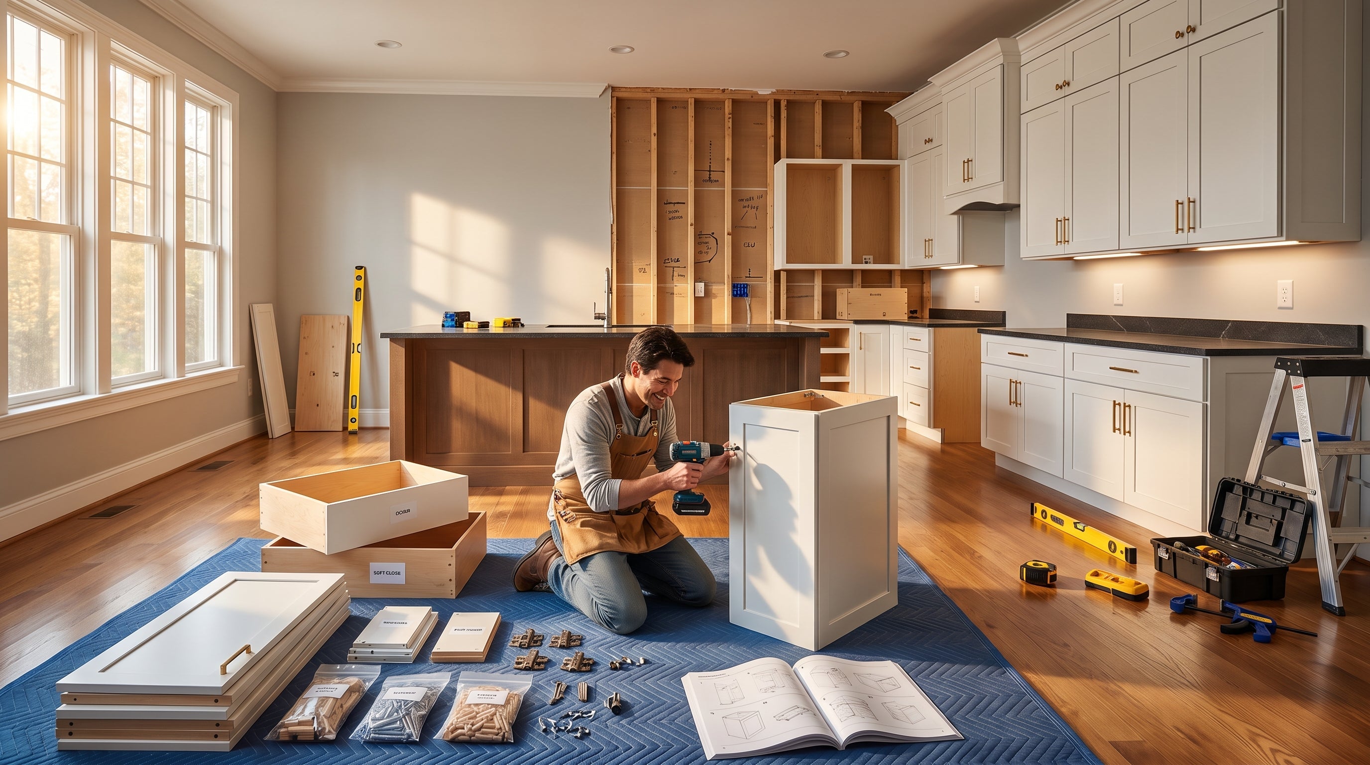 How to Install RTA Cabinets Yourself: A Step-by-Step Guide