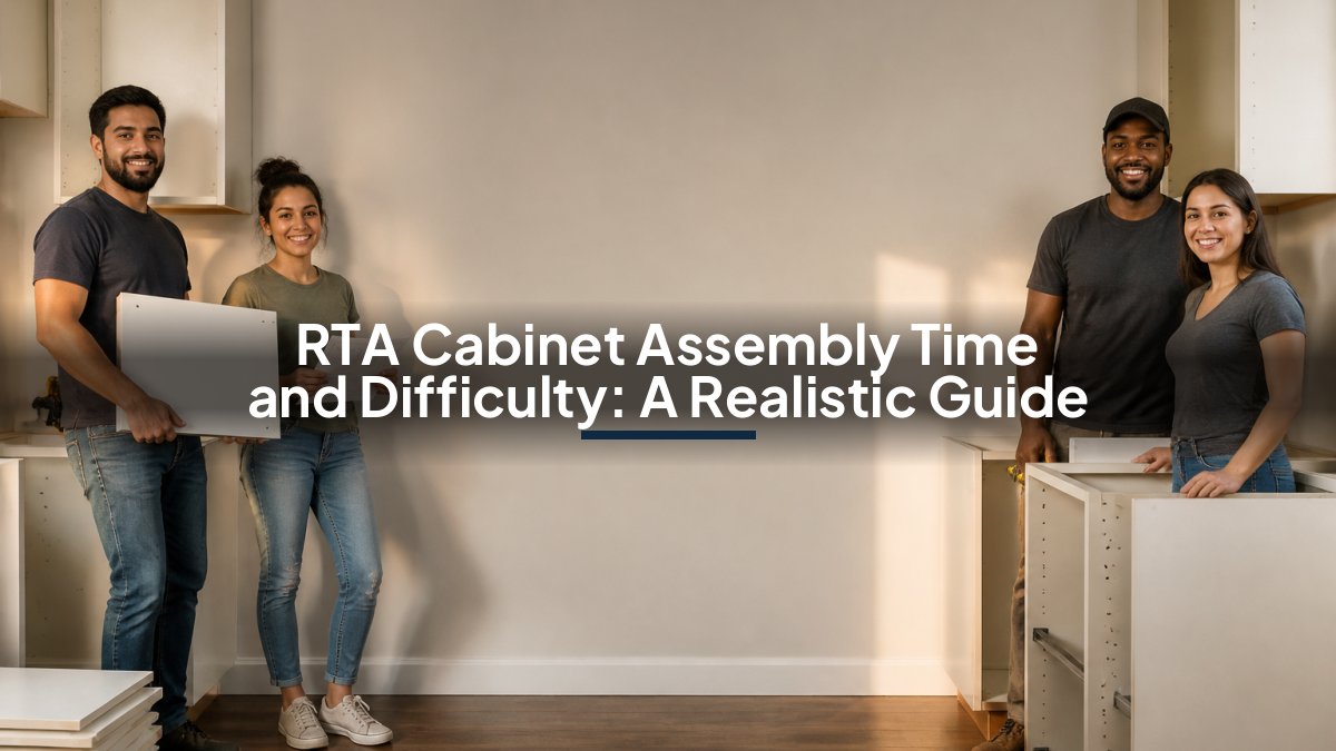 RTA Cabinet Assembly Time and Difficulty: A Realistic Guide
