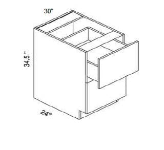 Trends - 2 Drawer Base Cabinet