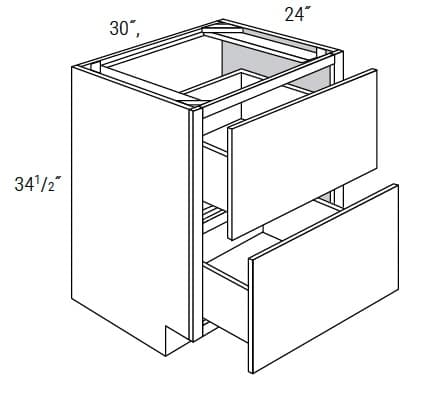 Essex - 2 Drawer Base Cabinet