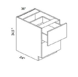 Alvic - 2 Drawer Base Cabinet