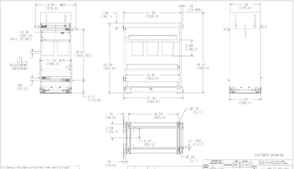 Base Cabinet Pullout W/Utensil Bins
