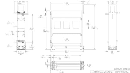 Base Cabinet Pullout W/Utensil Bins
