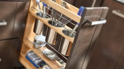 Base Cabinet Pullout W/Utensil Bins