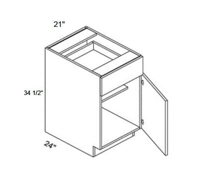 Alvic - Base 1 Door W/1 Drawer