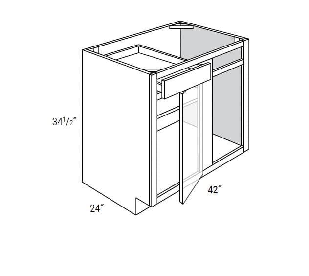 JAR Shaker - Blind Base Cabinet