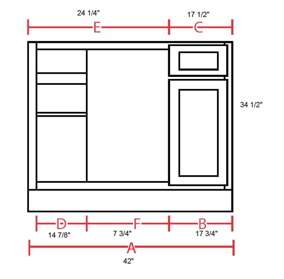 MX Recessed - Blind Base Cabinet
