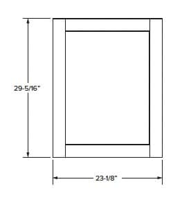 Malibu - Base Decorative End Panel