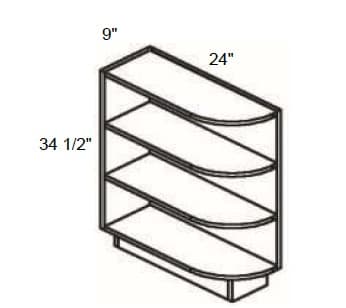 JAR Transitional - Base End Shelf