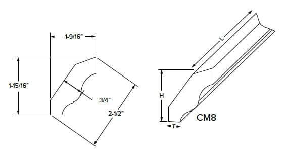 Malibu - Crown Molding