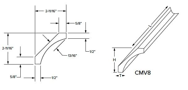 Malibu - Crown Molding