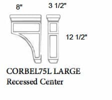 MX Recessed - Corbel PL