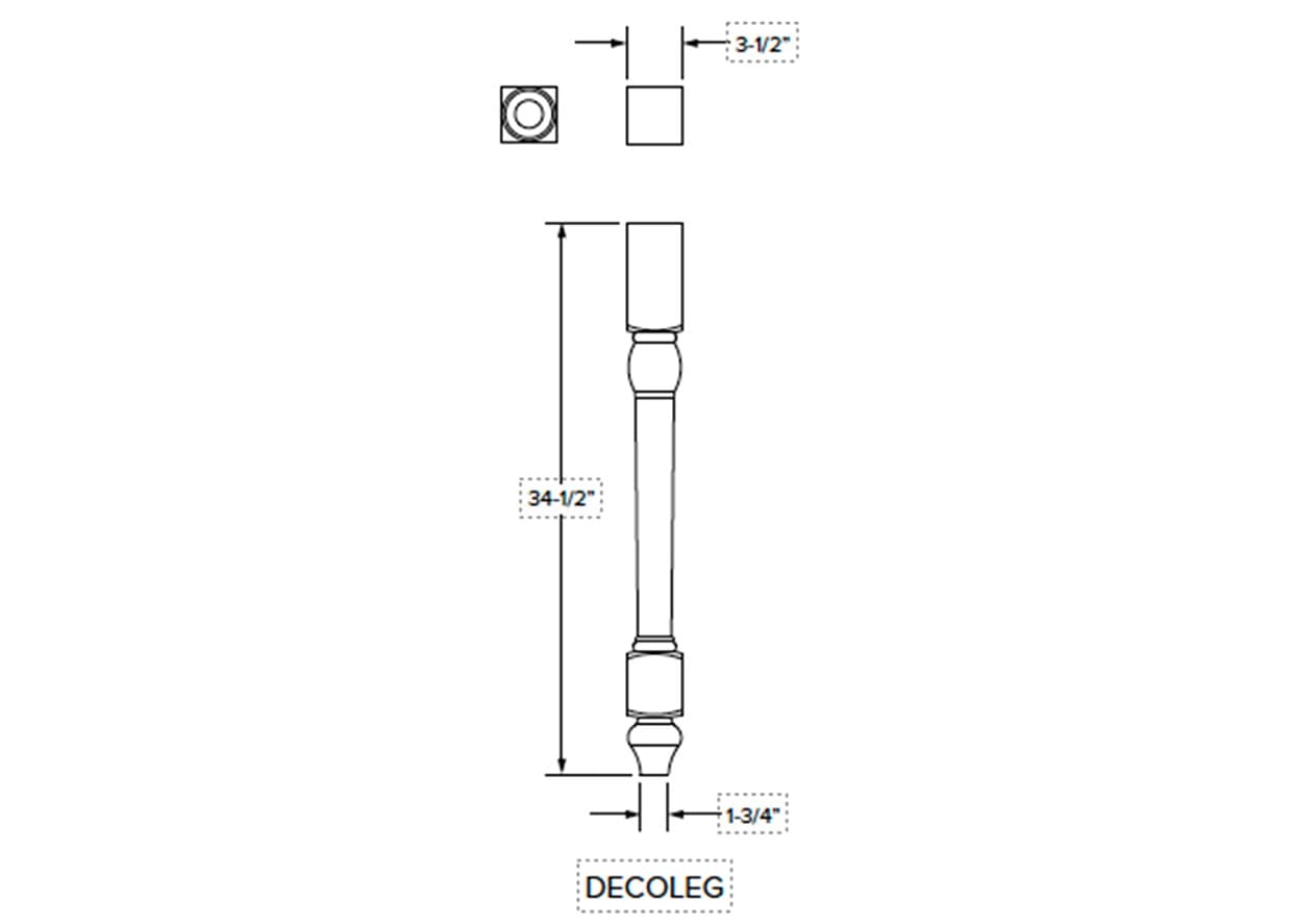 Malibu - Cabinet Legs