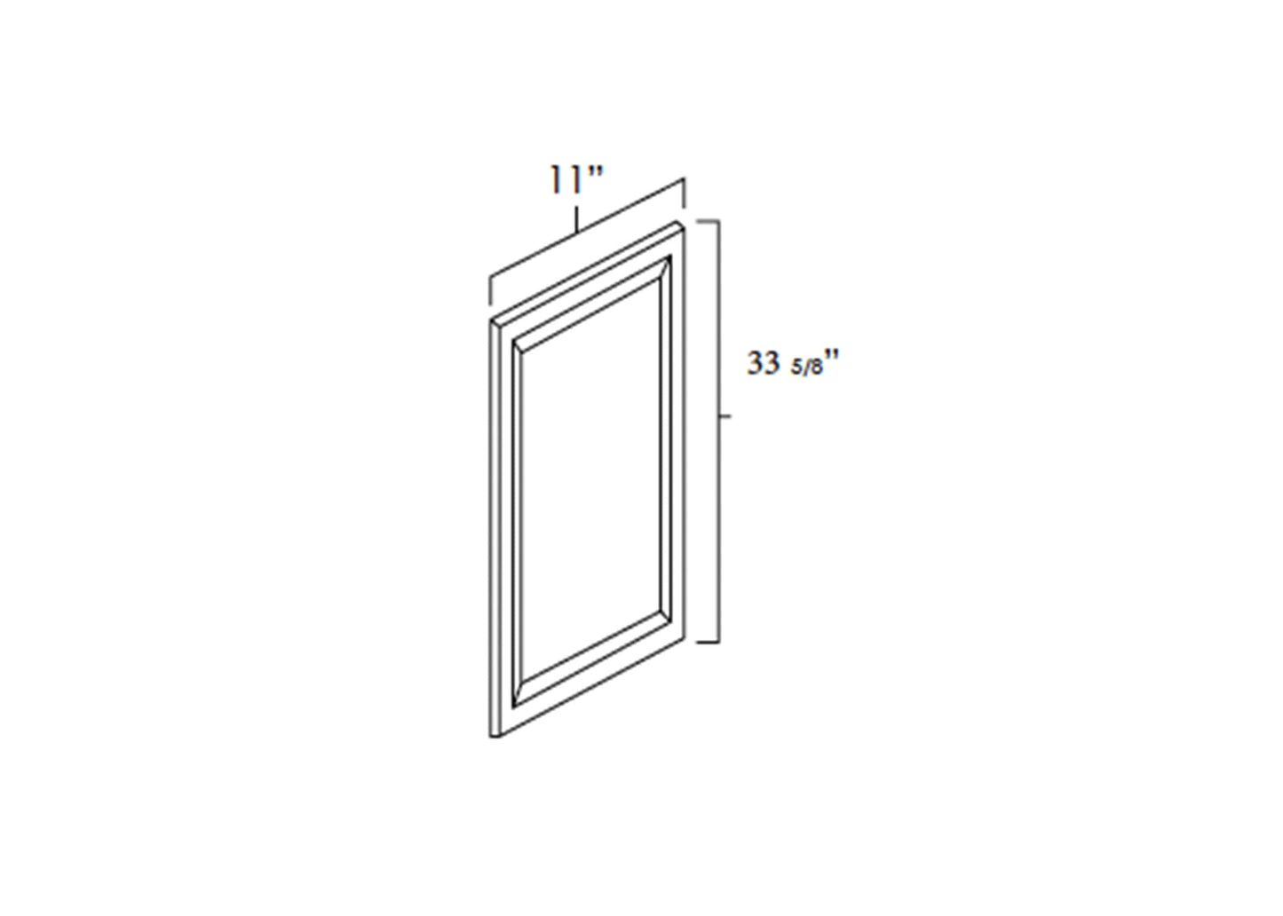 FC Shaker - Wall Decorative End Panel