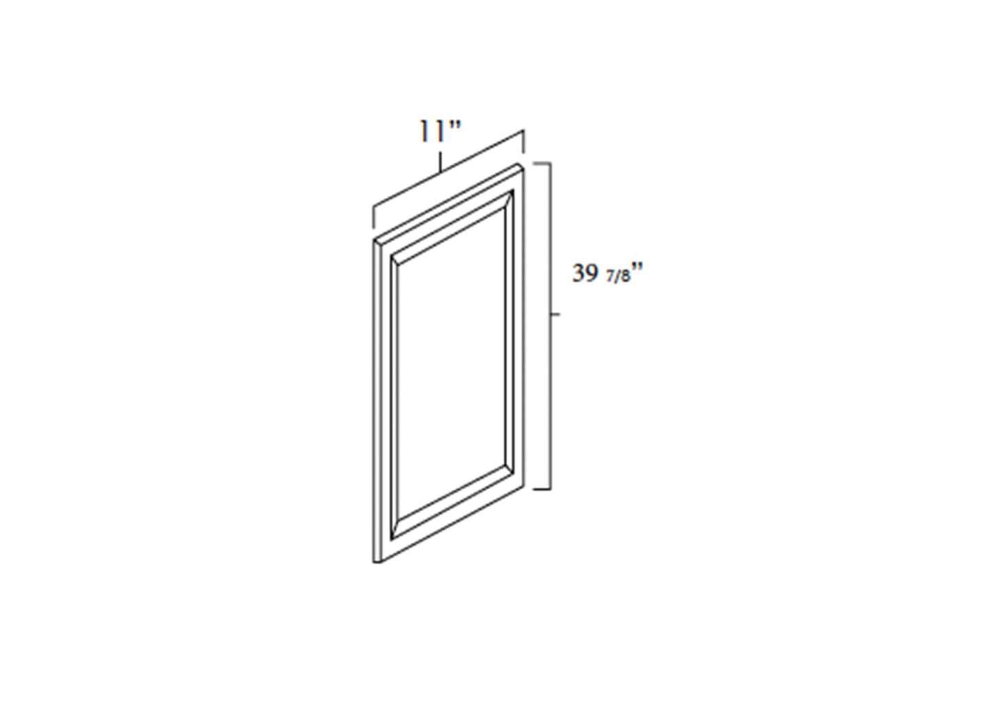 FC Shaker - Wall Decorative End Panel