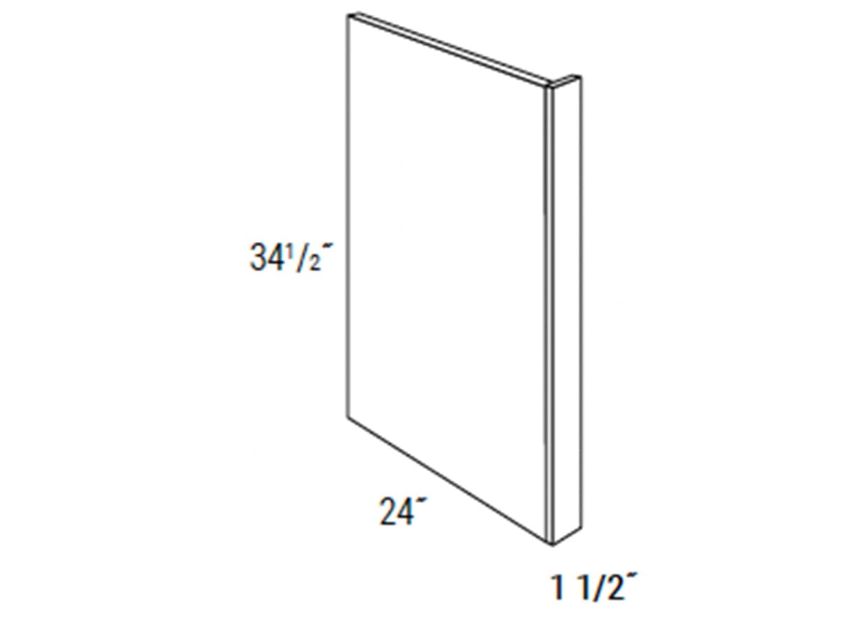 California - Dishwasher End Panel