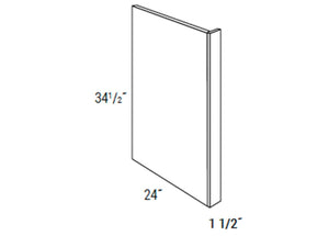 Malibu - Dishwasher End Panel