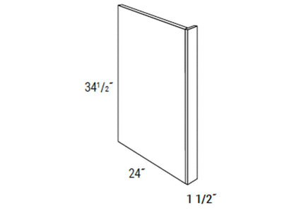 California - Dishwasher End Panel