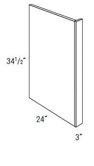 Weston - Dishwasher End Panel