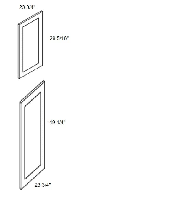 Gramercy - Tall Decorative End Panel