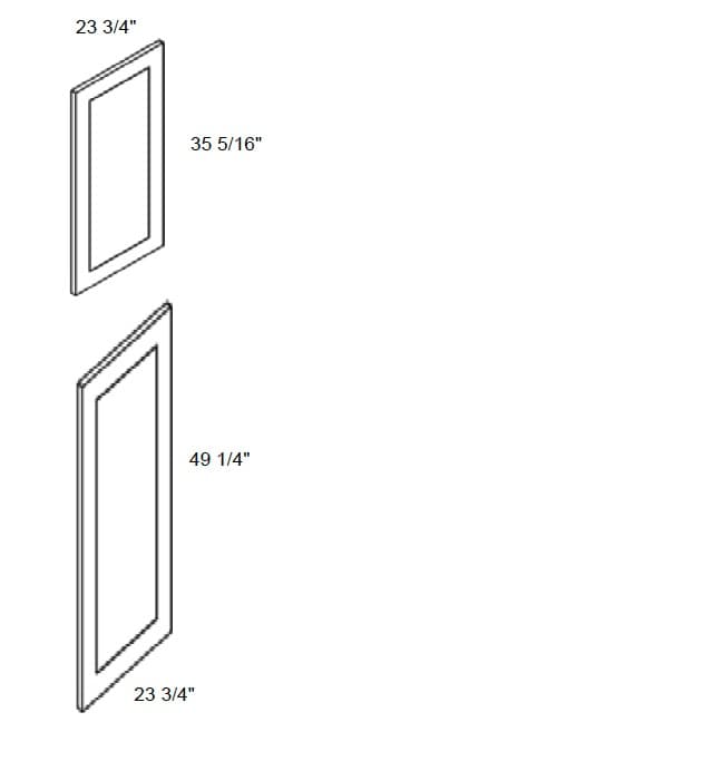Gramercy - Tall Decorative End Panel