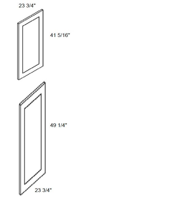 Gramercy - Tall Decorative End Panel
