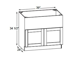 California - Farm Sink Base
