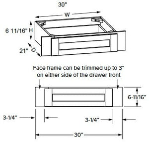 Malibu - Desk Drawer (Makeup Drawer)