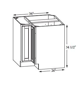 Weston - Easy Reach Cabinet (fixed shelf only)