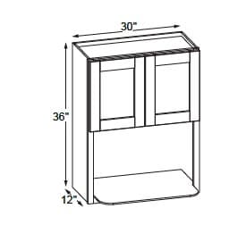 Malibu - Wall Microwave Cabinet