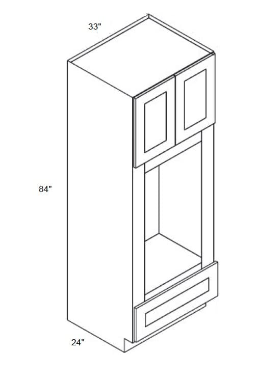 MX Shaker - Tall Oven W/ Butt Doors & 1 Drawer