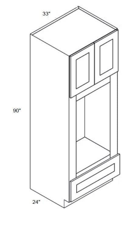 MX Shaker - Tall Oven W/ Butt Doors & 1 Drawer