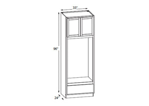 California - Tall Oven W/ Butt Doors & 3 Drawers