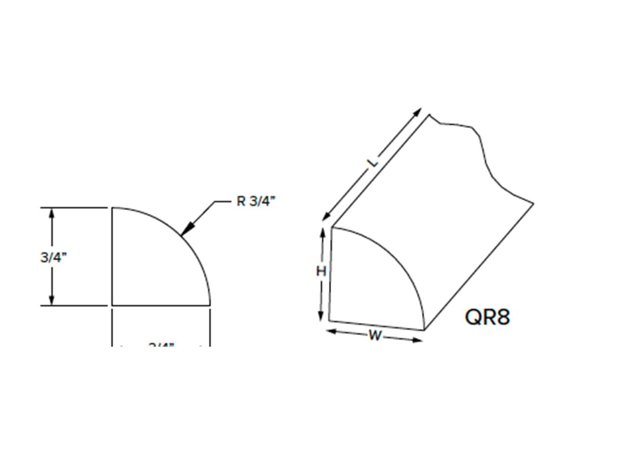 JAR Shaker - Quarter Round Molding
