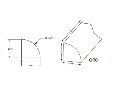 Weston - Quarter Round Molding