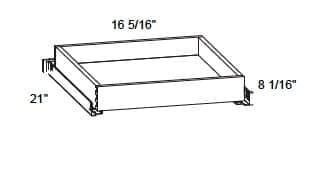 Alvic - 8" Tall Metal Rollout Trays