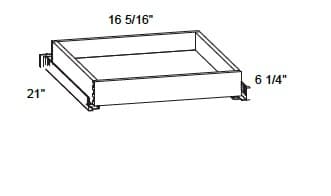 Alvic - 6" Tall Metal Rollout Trays