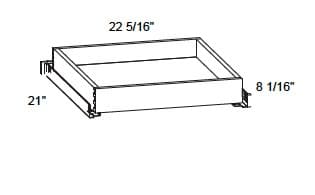 Alvic - 8" Tall Metal Rollout Trays