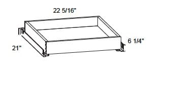 Alvic - 6" Tall Metal Rollout Trays