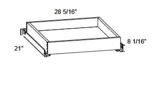 Alvic - 8" Tall Metal Rollout Trays