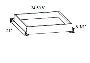 Alvic - 6" Tall Metal Rollout Trays